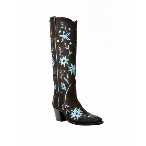 Liberty Women's Boots - 60's Cowgirl Chocolate Roughout