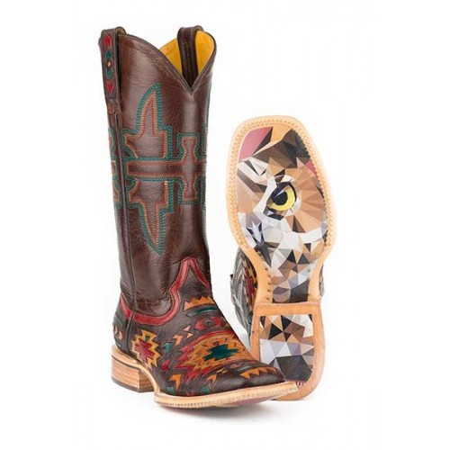 Tin Haul Women's Boots - South by SW - Brown / Multi-Color Tin Haul Women's Boots - South by SW - Brown / Multi-Color