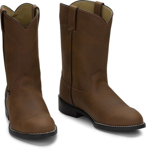 Justin Men's Boots - Temple - Brown - Billy's Western Wear