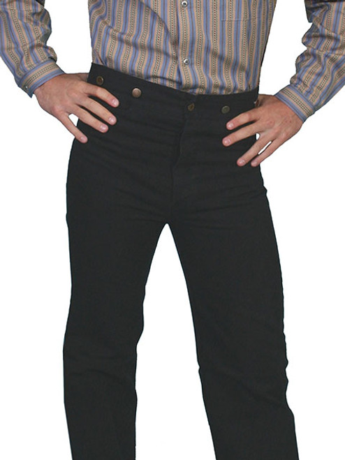 Scully Men's Pants -  Range Wear - Cotton Canvas - Black Scully Men's Pants -  Range Wear - Cotton Canvas - Black