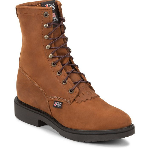 Justin Men's Work Boots - Conductor EH - Aged Bark Justin Men's Work Boots - Conductor EH - Aged Bark