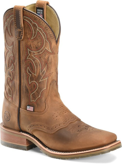Double H Men's Boots - Jase - 11" Domestic Wide Square Toe ICE Roper