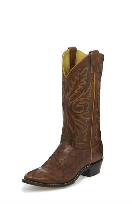 Justin Men's Boots - Buck - Chestnut Marbled Deerlite Justin Men's Boots - Buck - Chestnut Marbled Deerlite