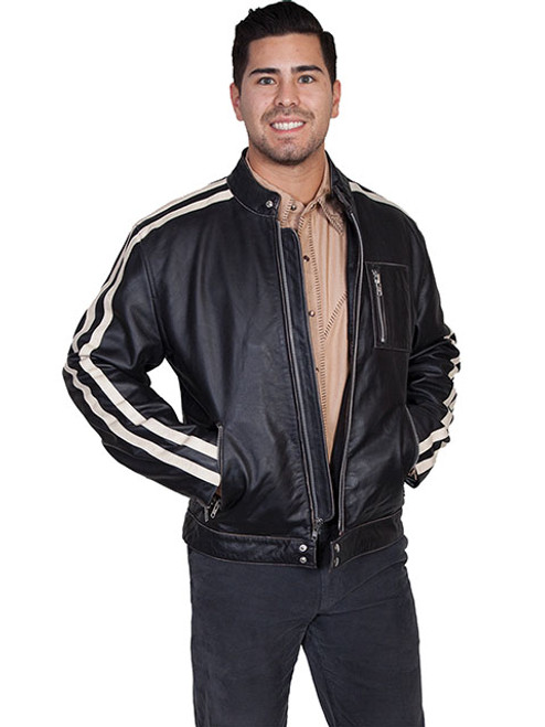 Scully Men's Jacket - Racing - Sanded Calf