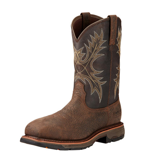 Ariat Men's Work Boots - Workhog H2O CT - Bruin Brown Ariat Men's Work Boots - Workhog H2O CT - Bruin Brown