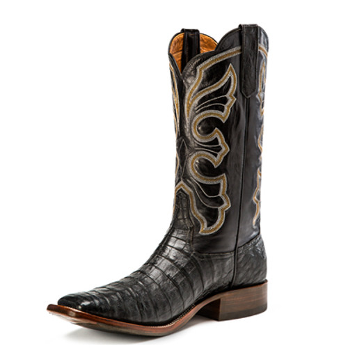 Rios of Mercedes Men's Boots - Chocolate Caiman Belly