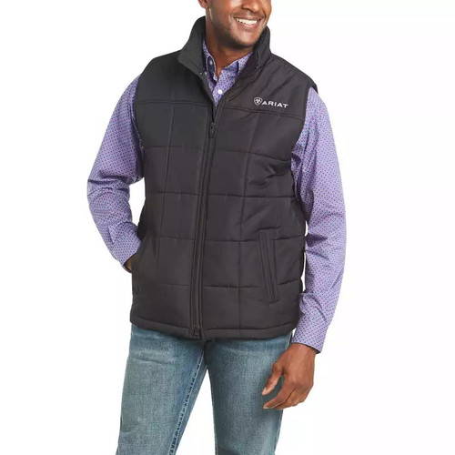 Ariat Men's Crius Vest - Black Ariat Men's Crius Vest - Black