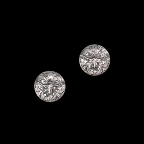 Vogt Men's Accessories - The Silver Longhorn Cufflinks Vogt Men's Accessories - The Silver Longhorn Cufflinks