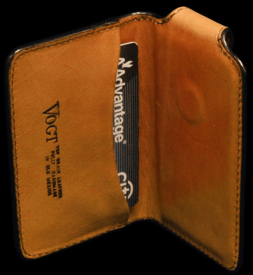 Vogt Mens Accessories - Wallets - Chocolate Brown Leather Wallet with Hand  Tooled Floral Corners - Billy's Western Wear