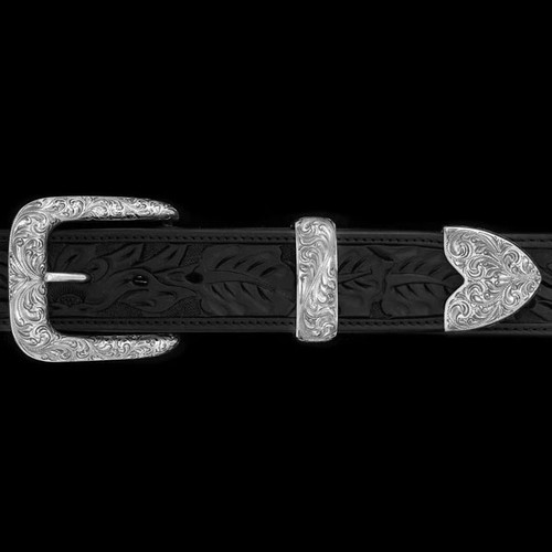 Vogt Men's Accessories - Buckle Sets - The Engraved New Yorker 1" Vogt Men's Accessories - Buckle Sets - The Engraved New Yorker 1"