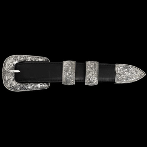 Vogt Men's Accessories - Buckle Sets - The Rope Edge Engraved New Yorker 1" Vogt Men's Accessories - Buckle Sets - The Rope Edge Engraved New Yorker 1"