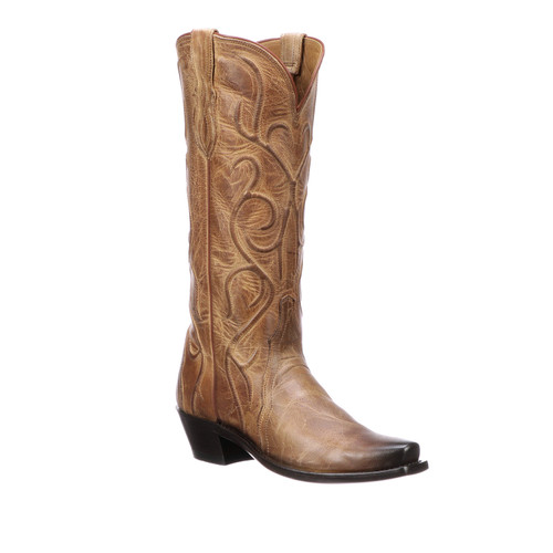 Lucchese Women's Boots - Patsy - Tan Mad Dog Goat Lucchese Women's Boots - Patsy - Tan Mad Dog Goat