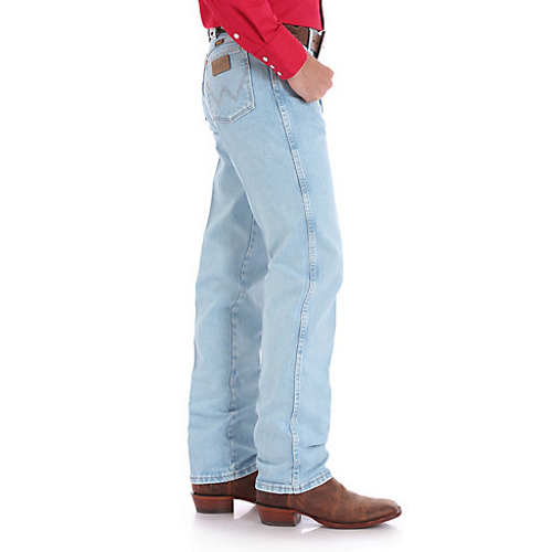 Wrangler Mens Jeans - Cowboy Cut Slim Fit Jean - Bleach Wash - Billy's  Western Wear