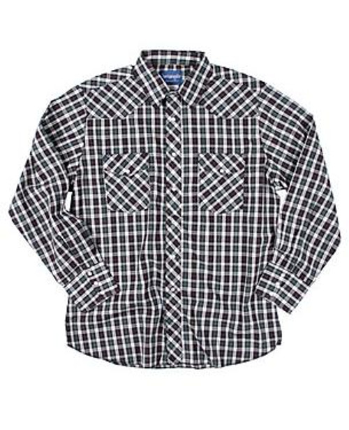 Wrangler Men's Shirt - Sport Western Snap - Assorted Plaids Wrangler Men's Shirt - Sport Western Snap - Assorted Plaids