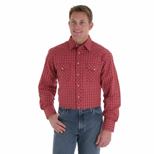Wrangler Men's Shirt - Sport Western Snap / Big and Tall - Assorted Plaids Wrangler Men's Shirt - Sport Western Snap / Big and Tall - Assorted Plaids