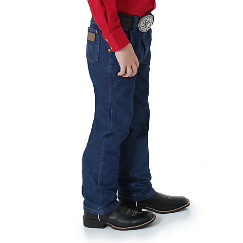 Wrangler Boy's Jeans - Cowboy Cut Original Fit - Over Dyed Black