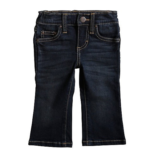 Wrangler Infant Boys Jeans - Adjustable Waist Western - Dark Blue