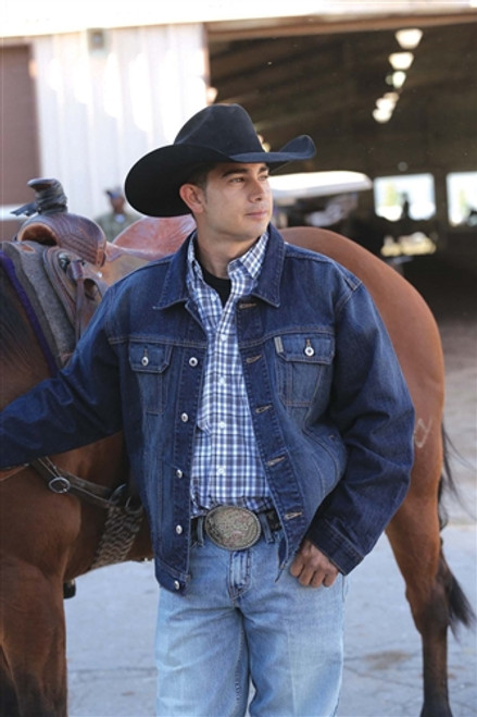 Cinch Men's Jacket - Button Up - Denim