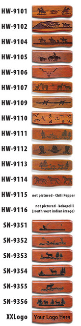 Moss Brothers Housewares - Engraved Designs - 4 House-Style Steak Knives  With or Without Holder - Billy's Western Wear