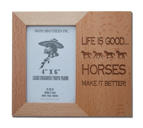 Moss Brothers Housewares - Beach Wood - Make It Better - 4 x 6 Picture Frame 