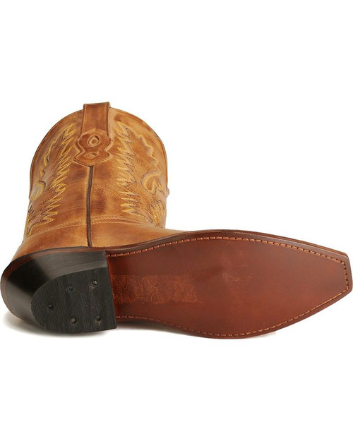 old west distressed leather cowgirl boots