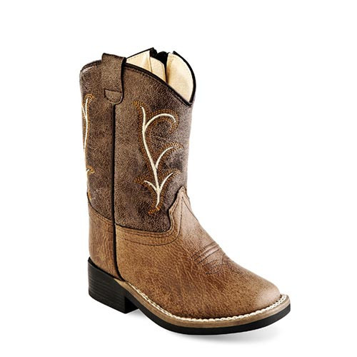 Jama Old West Toddler Boots - Crackle Brown Jama Old West Toddler Boots - Crackle Brown