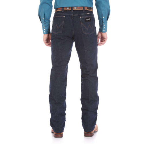 Wrangler Mens Jeans - Cowboy Cut Silver Edition - Dark Denim Wrangler Mens Jeans - Cowboy Cut Silver Edition - Dark Denim