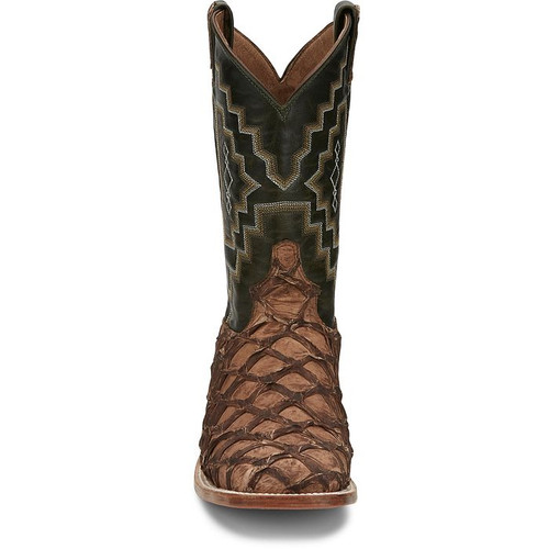 Tony Lama Men's Exotic Boots Leviathan Gnarly Water Monster Chocolate / Cedar Amsterdam