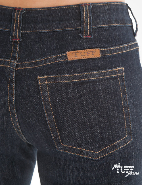 Cowgirl Tuff Women's Jeans - Just Tuff - Dark Wash Cowgirl Tuff Women's Jeans - Just Tuff - Dark Wash