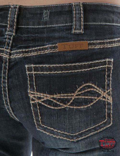Cowgirl Tuff Women's Jeans - No Limit - Dark Wash Cowgirl Tuff Women's Jeans - No Limit - Dark Wash