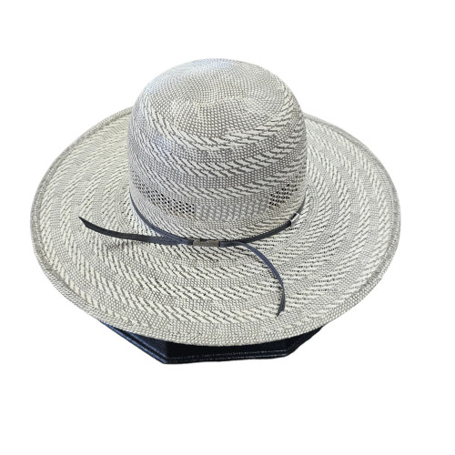 American Hat Straw - Tuf Cooper TC8820 - 20X - Two Tone Fancy Vent - Grey / Ivory American Hat Straw - Tuf Cooper TC8820 - 20X - Two Tone Fancy Vent - Grey / Ivory