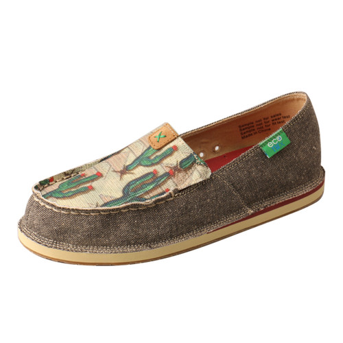 Twisted X Women's Casuals - Slip On Loafers - Dust / Cactus Print Twisted X Women's Casuals - Slip On Loafers - Dust / Cactus Print