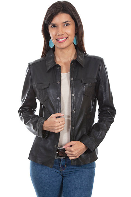 Scully Womens Leatherwear by Cross Stitch Blazer L73