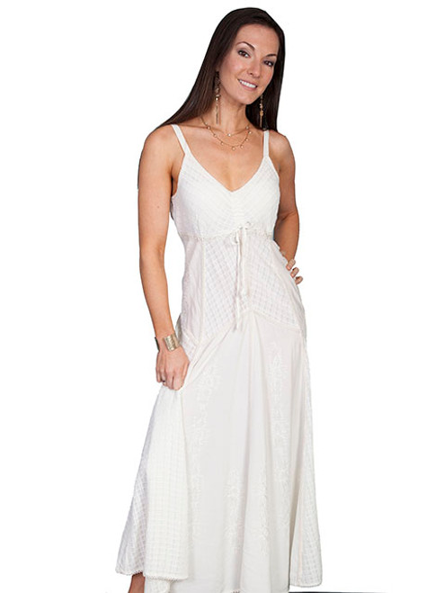 Scully Women's Dress - Honey Creek Collection - Long Rayon - Ivory Scully Women's Dress - Honey Creek Collection - Long Rayon - Ivory