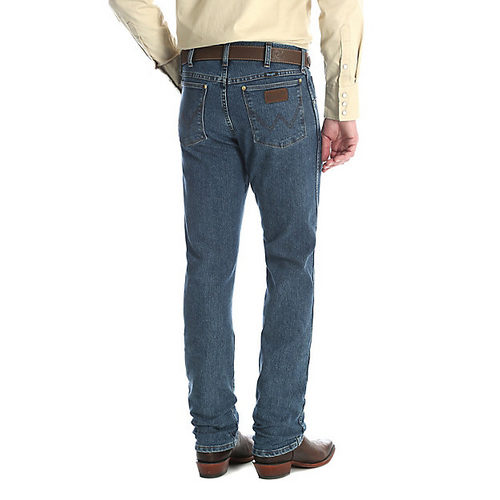 Wrangler Mens Jeans - Premium Performance Advanced Comfort - Vintage Stone Wrangler Mens Jeans - Premium Performance Advanced Comfort - Vintage Stone