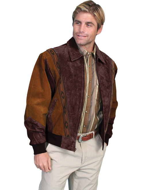 Scully Men's Jacket - Rodeo - Boar Suede - Cafe / Chocolate Scully Men's Jacket - Rodeo - Boar Suede - Cafe / Chocolate