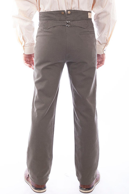 Scully Men's Pants - Range Wear - Cotton Canvas - Khaki