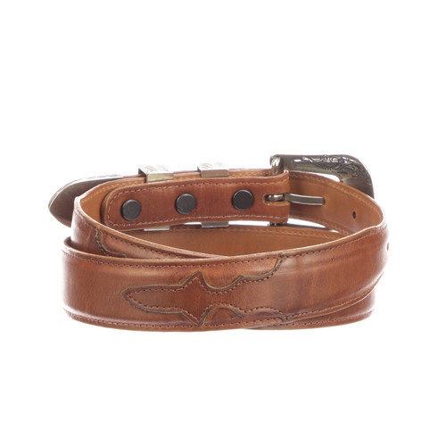 Lucchese | Python Belt :: Cognac L