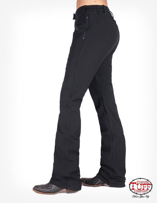 Cowgirl Tuff Women's Jeans Work Hard Play Hard Black Billy's