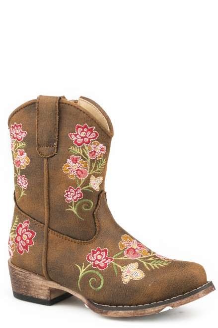 Roper Toddler's Boots - Juliet - Vintage Cognac Roper Toddler's Boots - Juliet - Vintage Cognac