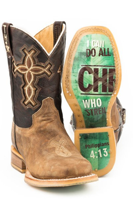 Tin Haul Children's Boots - I Believe - Brown Tin Haul Children's Boots - I Believe - Brown