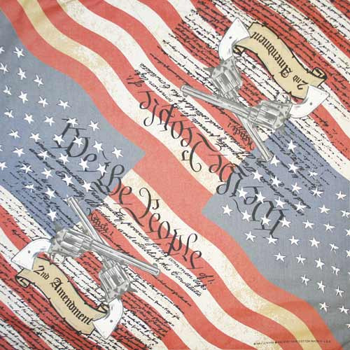 Bandanas - Patriotic Collection - 2nd Amendment Bandanas - Patriotic Collection - 2nd Amendment