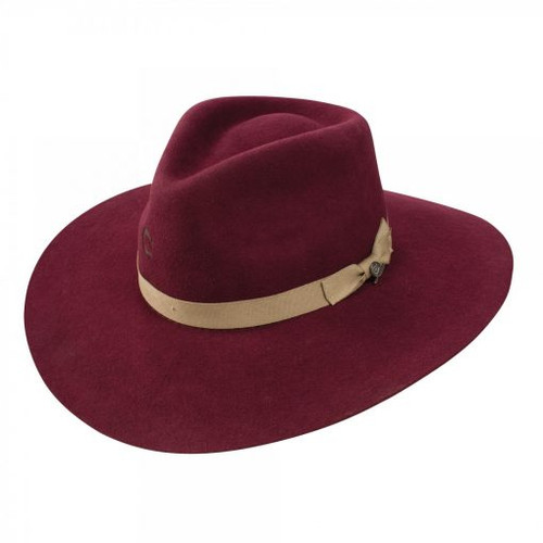 Charlie 1 Horse Felt Hats - Highway - Burgundy Charlie 1 Horse Felt Hats - Highway - Burgundy