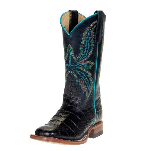 Macie Bean Kid's Boots - Black Caiman Print Macie Bean Kid's Boots - Black Caiman Print