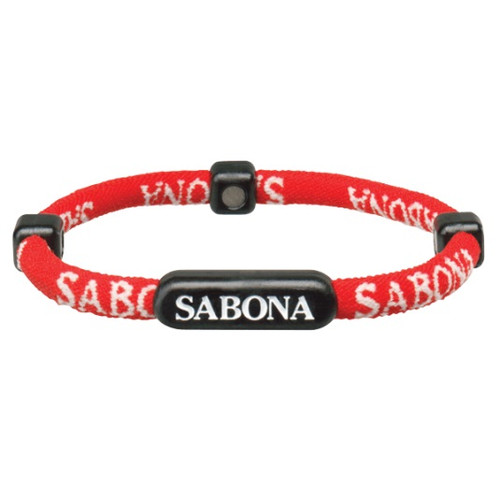 Sabona Men's Bracelet - Athletic Wristlet / Magnetic - Red Sabona Men's Bracelet - Athletic Wristlet / Magnetic - Red