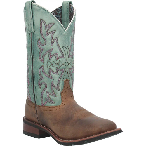 Laredo Women's Boots - Anita Leather - Brown / Turquoise Laredo Women's Boots - Anita Leather - Brown / Turquoise