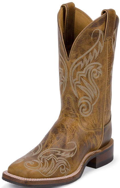 Justin Women's Boot - Bent Rail - Tan Damiana Justin Women's Boot - Bent Rail - Tan Damiana