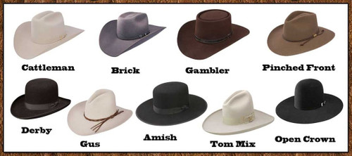 W. Alboum Felt Hats- Rodeo King - 7X 