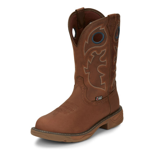 Justin Men's Work Boots - Rush - Brown Justin Men's Work Boots - Rush - Brown