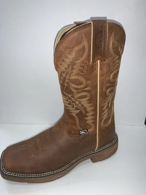 Justin Women's Work Boot - Waterproof - Soft Square Toe Justin Women's Work Boot - Waterproof - Soft Square Toe